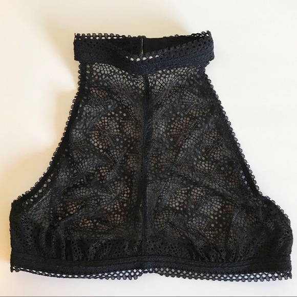 Victoria’s Secret | High Neck Lace Unlined Bra - Picture 1 of 6